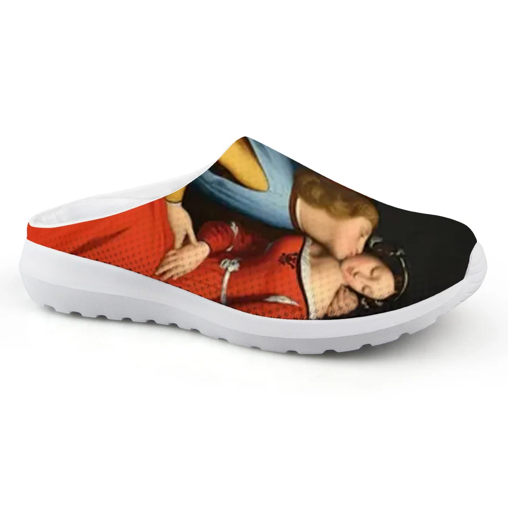 

2019 New Customizable Men's Summer Shoes Men Sandals Slippers Mesh Lighted Casual Shoes Outdoor Flip Flops Shoes Beach Ingres