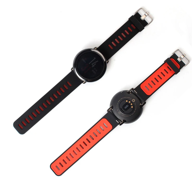 Huami Amazfit pace/Huami Amazfit stratos 2 ремешок спортивный наручный ремешок pace Смарт-часы браслет 22 мм силиконовый ремешок для часов