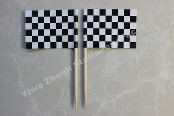 

Free Shipping Formula One Flag Toothpick Flag 3.5X2.5CM 300pcs/bag F1 Flag