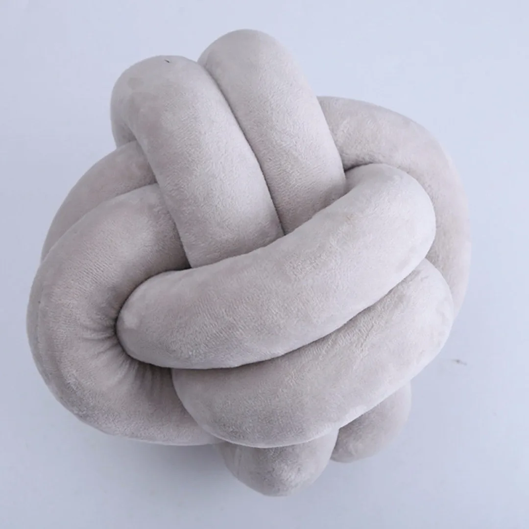 Creative Soft Knot Cushion Knotted Ball Pillow Home Sofa Office Decor Pillow