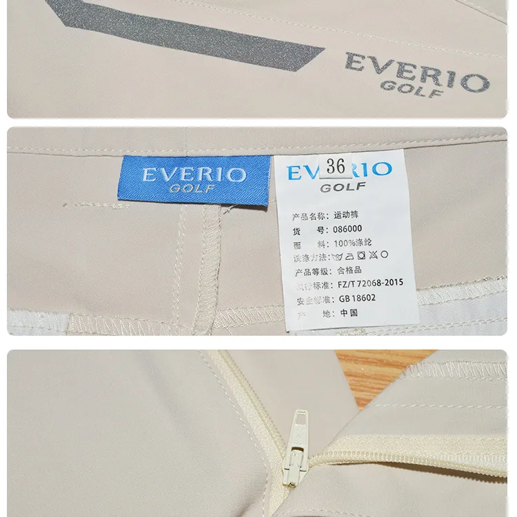 EVERO летние брюки для гольфа Мужские дышащие быстросохнущие брюки для гольфа спортивные тонкие цветные брюки для гольфа 5 цветов