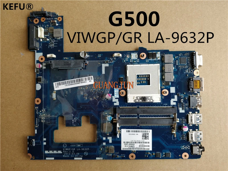 

KEFU VIWGP/GR LA-9632P HM70 For Lenovo G500 Motherboard Tested 100% working