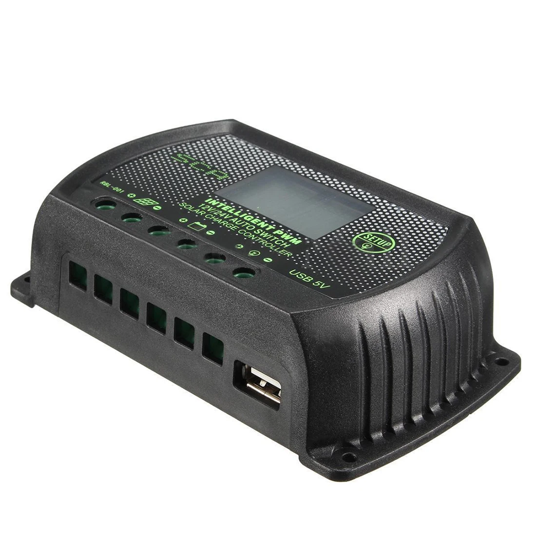 

30A PWM LCD USB Solar Panel Battery Regulator Charge Controller 12V 24V