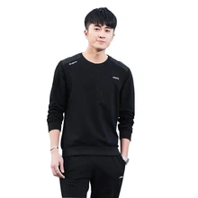 Rlyaeiz/ весенне-осенний Повседневный Спортивный костюм для мужчин, спортивные костюмы чистого цвета, хлопковые толстовки с длинными рукавами+ штаны, комплект мужской спортивный костюм