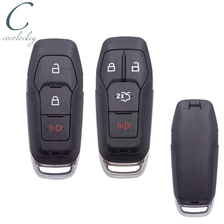 Cocolockey 4 кнопки смарт-ключ оболочка для Ford EXPLORER EDGE FUSION F150 дистанционный ключ без