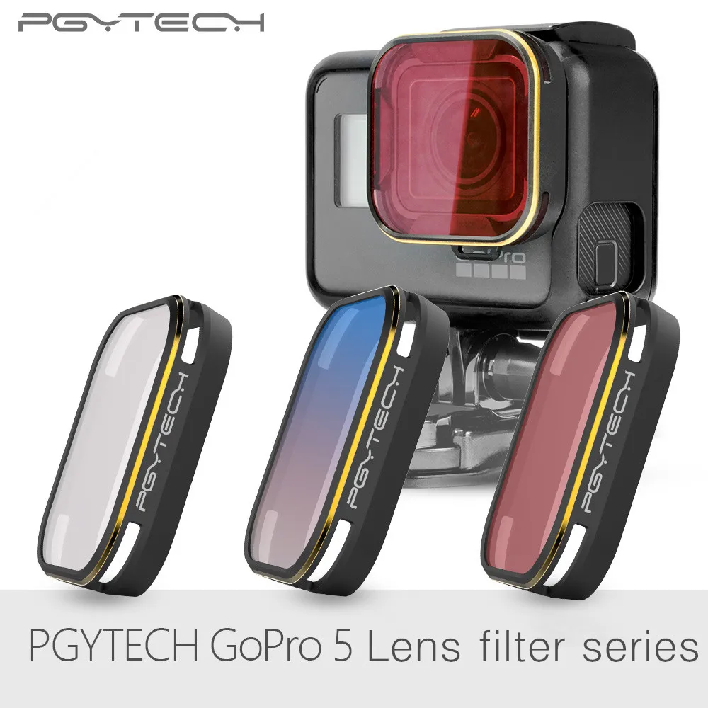 Фильтр для объектива PGYTECH Gopro 5 / GoPro hero серии Gold edge (нейтральный фильтр CPL Для