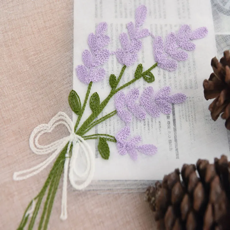 

Romantic Lavender Embroidery Tulle Curtains For Kitchen Bedroom Living Room Sheer Curtain White Window Screens Voile Blinds