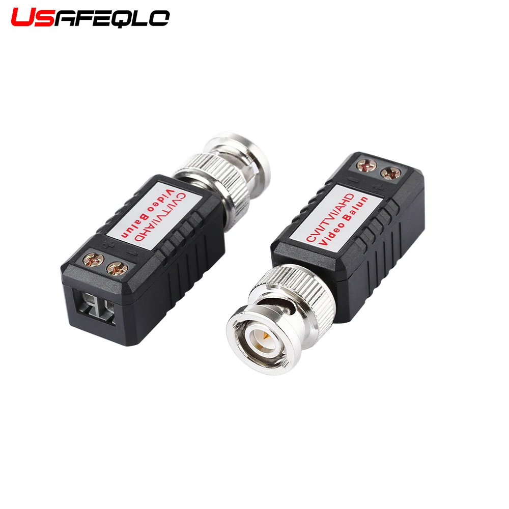 

AHD/CVI/TVI CCTV Twisted BNC Passive Video Balun Transceiver COAX CAT5 Camera UTP Cable Coaxial Adapter for camera DVR