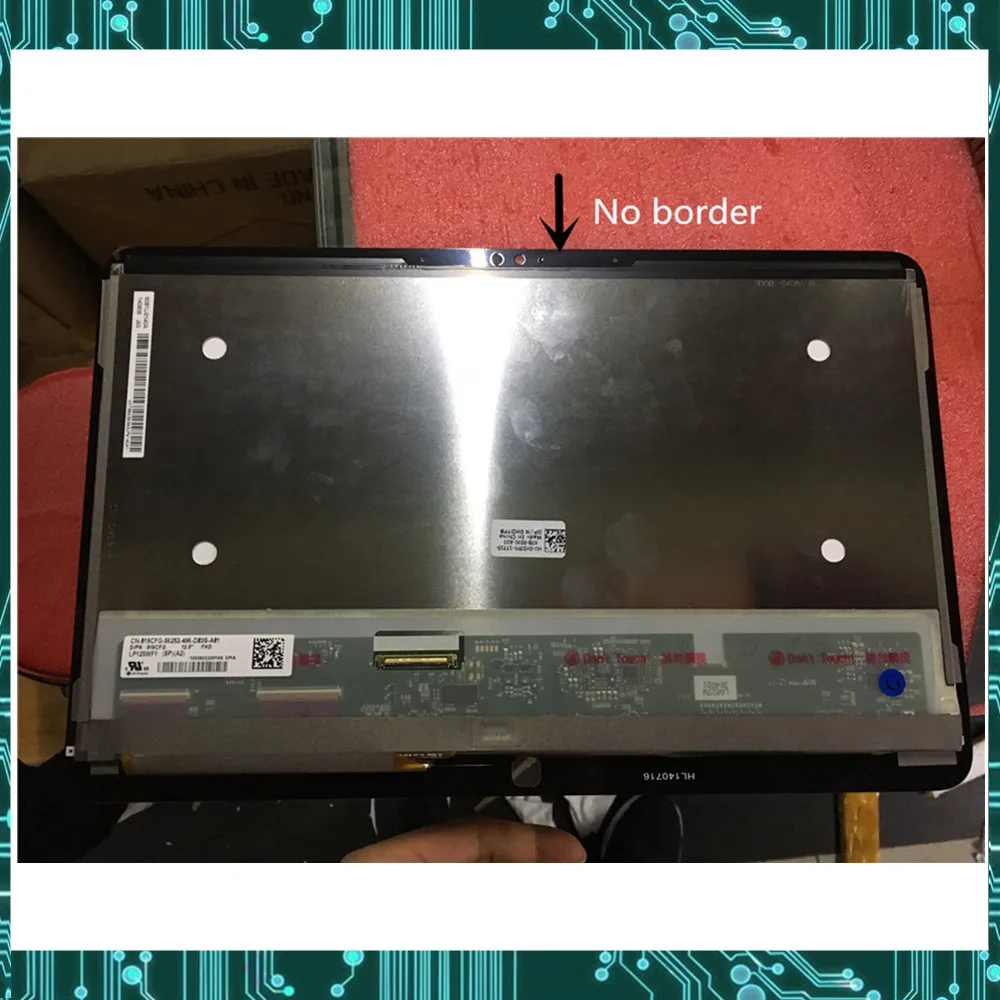 

For Dell XPS 12 Touch LCD screen LED assembly LP125WF1 SP A2 A3 12.5" 1920*1080 No border Fully Tested