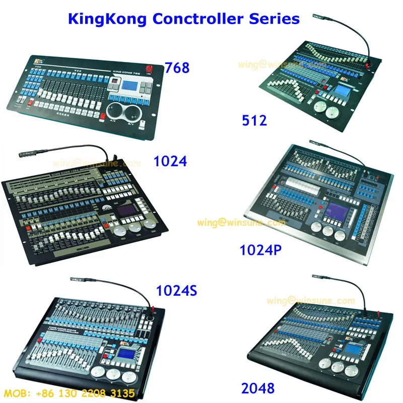 Litewinsune DMX 1024 s Kingkong Управление Лер обновления KK-1024 Max Управление 120 светильников компьютер освещение