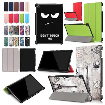 

Slim Flip Stand Leather Skin Coque Funda Case Auto Sleep/Wake Smart Cover For Huawei MediaPad M5 Lite 10 BAH2-W19/L09/W09 Tablet