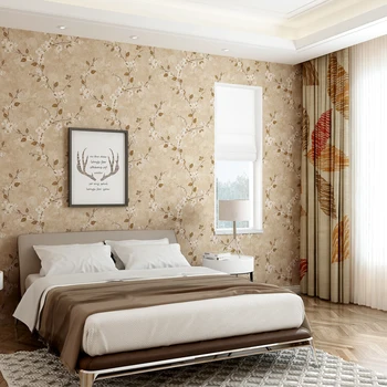 

Rural American Style Flower Wallpaper Vintage Living Room Decoration Wallpapers Roll Bedroom Mural Floral Papier Peint zq062