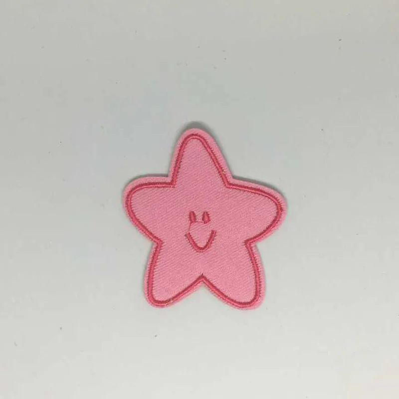 

20pcs Cartoon starfish Patches For Clothing iron on Embroidery Patch Applique Badge Dress Jacket Jean Patchwork Accessories