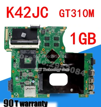 

Free cable + K42JC Motherboard Rev 2.2 GT310M 1GB For Asus A42J P42JC X42J K42J laptop Motherboard K42JC mainboard 100% working