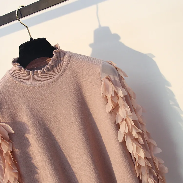 2018Swetry damskie, европейский стиль, вязаный свитер для женщин, весна-осень, верхняя одежда, Повседневный пуловер, свитер, модный дизайнерский женский джемпер