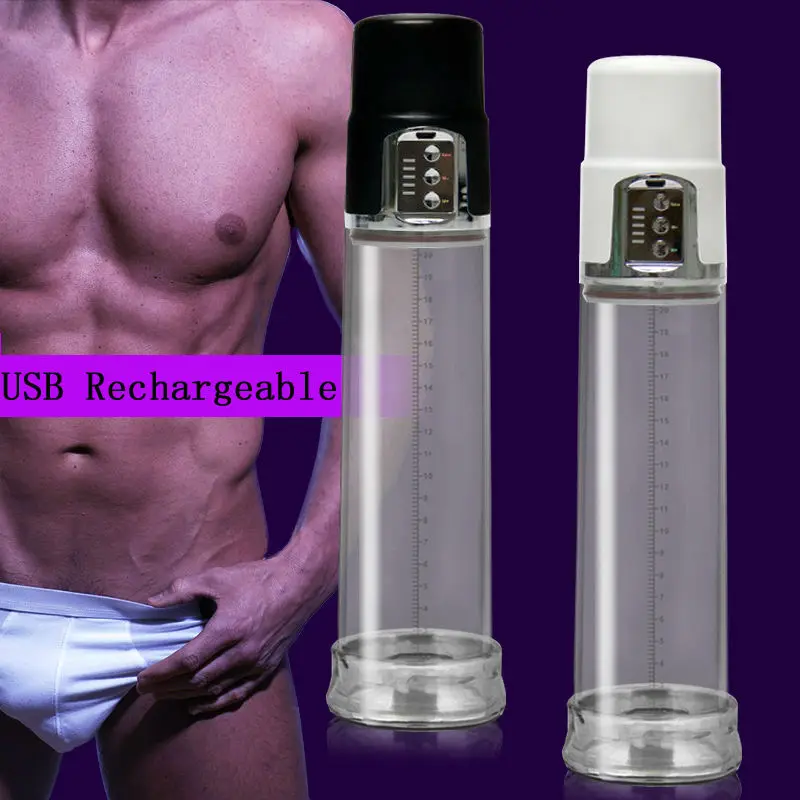 Насос для увеличения пениса с зарядкой от USB автоматический удлинитель