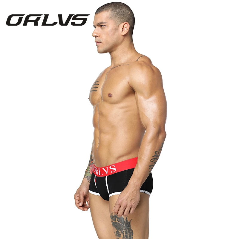 ORLVS мужские трусы боксеры Шорты хлопковые сексуальные Sous Vetement Homme| |