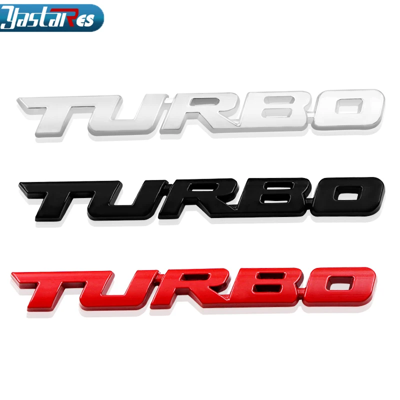 3D стайлинга автомобилей Стикеры Металлическая Эмблема Turbo тела сзади значок задней двери для Ford Focus 2 3 ST, RS Fiesta Mondeo туга Ecosport Fusion