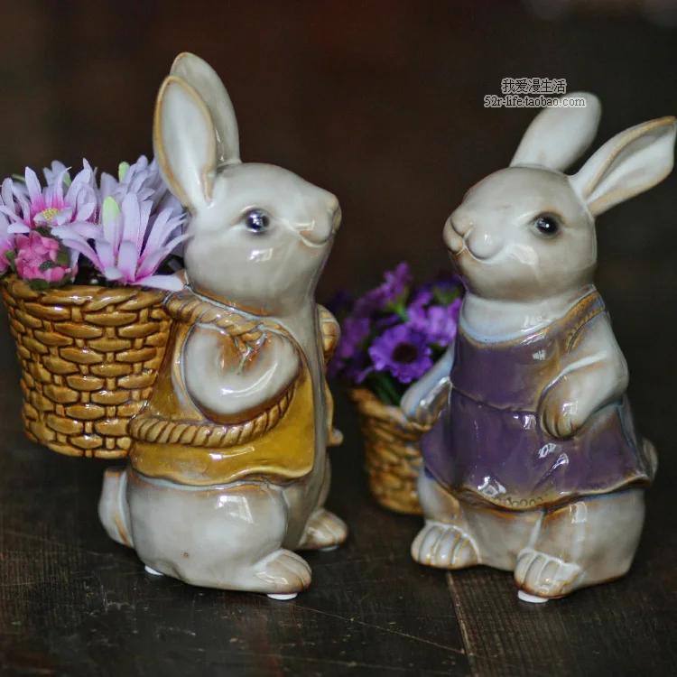 Online Buy Wholesale porcelain rabbit figurines from China porcelain