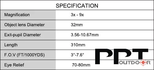 Rifles de Caça-0009 Rifle Laser - Green Holográfico Reflexo Iluminado 1 3-9x32e Red Dot 10 CL1-0009_??