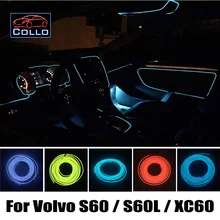 Для Volvo S60/S60L/XC60/Интерьер Автомобиля Романтическую Атмосферу лампа/Украшение Холодный Свет Линия/Стайлинга Автомобилей 9 М EL провода
