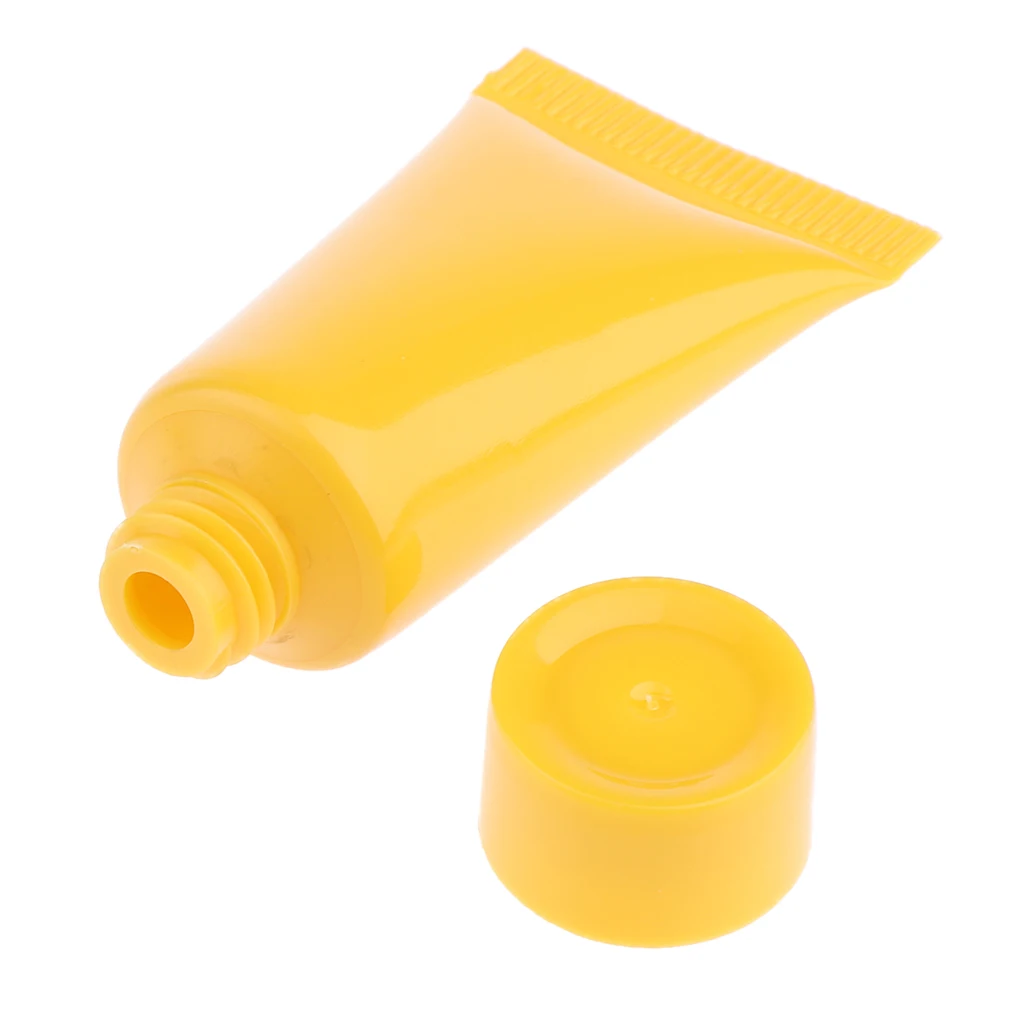 10x Empty Cosmetic Tubes Makeup Cream Container Squeeze Bottle 5ml Reusable,Environmental Protection