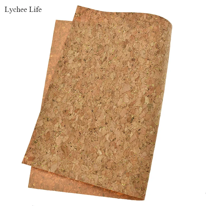 

Lychee Life Abrasion-Resistant Vintage A4 DIY Cork Fabric DIY Garment Sewing Decor Home Tecido Handmade Decoration