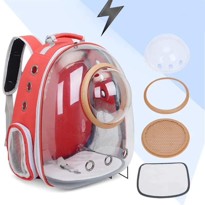 

Astronaut Pet Cat Dog Puppy Carrier Travel Bag Space Capsule Backpack Breathable