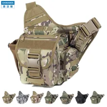 ONWARDS Outdoor Military Camera Messenger Bags Tactical CP Camouflage Camera Cases Bags Men&women’s Waterpoof 1000D Nylon