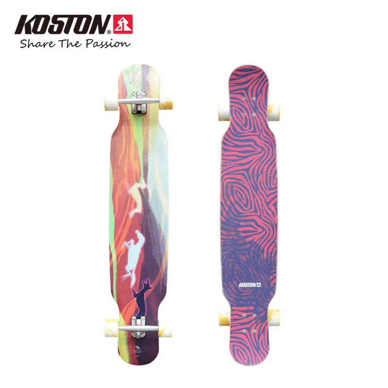 

2017 New KOSTON Professional Longboard Completes Dancing Board Walking Hybrid Material Structure Carbon Fiber Long Skateboard
