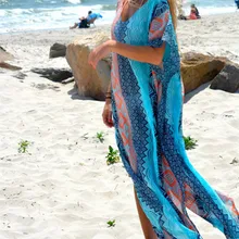 Турецкий халаты больших Пляжная накидка пляжная туника Саида de Praia Купальники Бикини Cover Up женские пляжные накидки h387