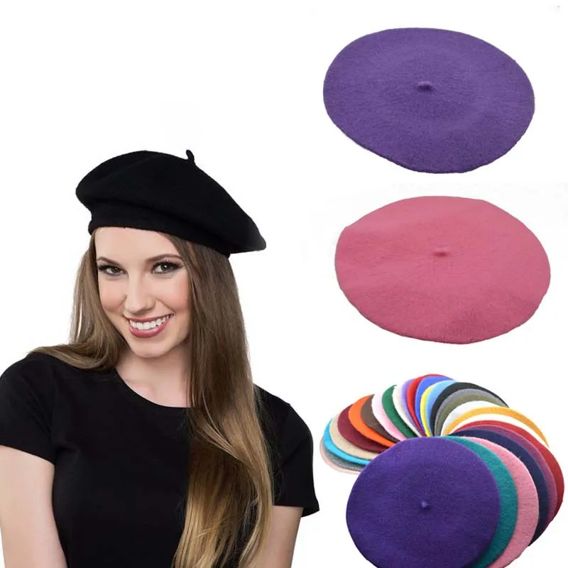 

2017 Fashion Women Winter Wool Cap Unisex Folds Casual Beanies Hat Plain Solid Color Floral Hip-Hop Skullies Beanie Capes Gorros