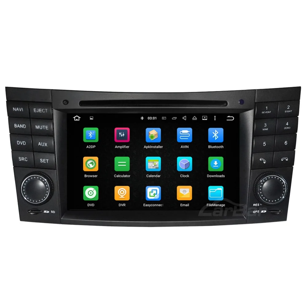 " Android автомобильный DVD gps Навигатор Радио аудио стерео плеер для Mercedes Benz E класс W211 CLS W219 CLK W209 G W463 2001-2008