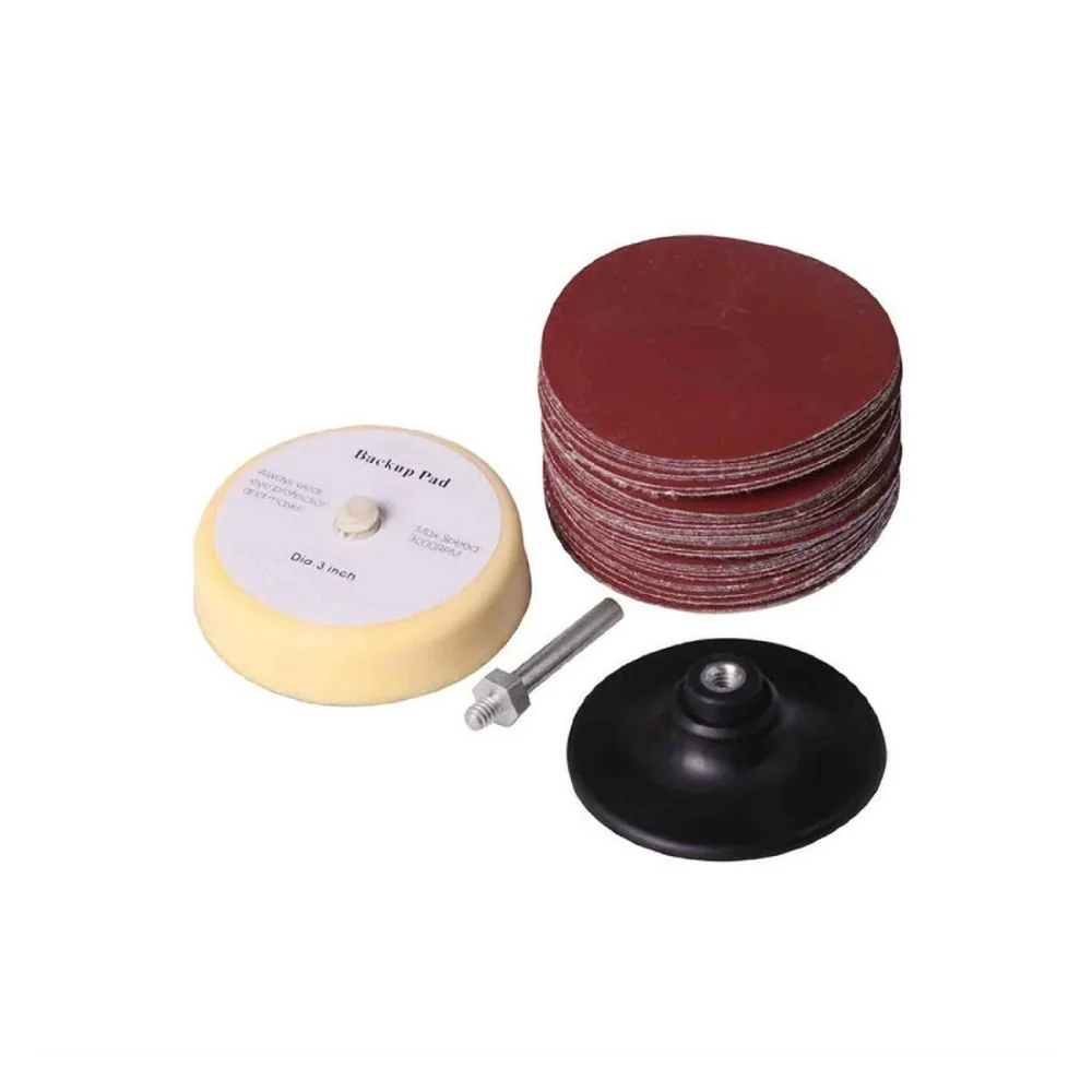 SPTA 3inch(75mm) Sander Disc Anding Sanding Pad Sanding Disc