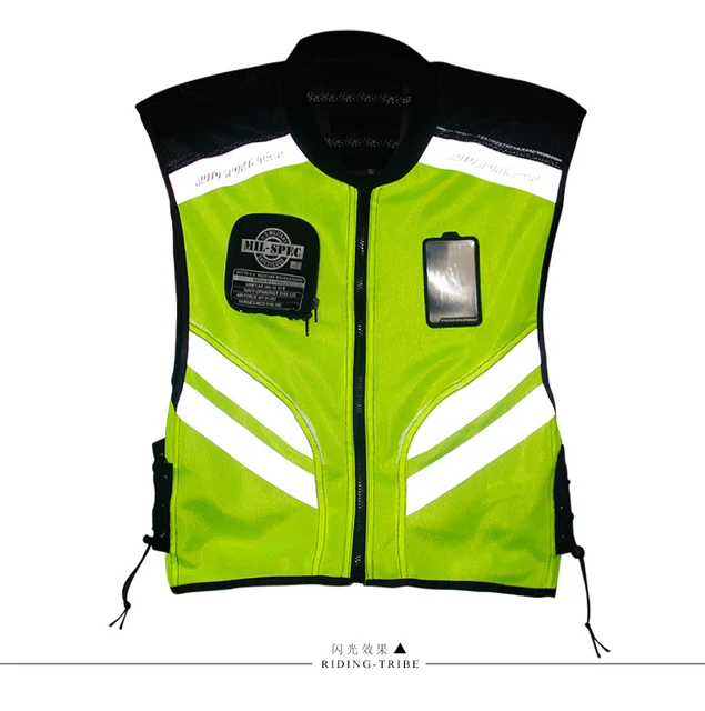 Motorcycle Jacket Reflective Vest Sleeveless Motorbike Motocross Safety