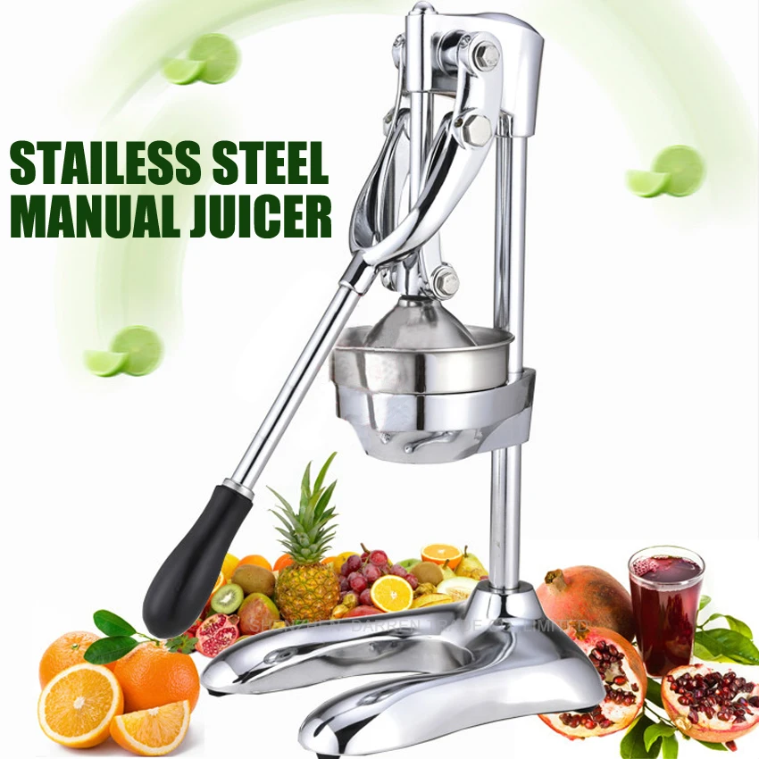 1PC High quality Green Quiet Manual Juicer Machine stainless steel