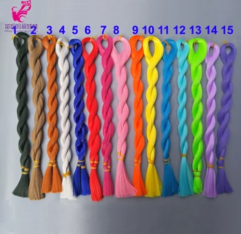 

long toy wigs 80cm long Rooting breed doll hair tree for DIY handmdae doll accessory