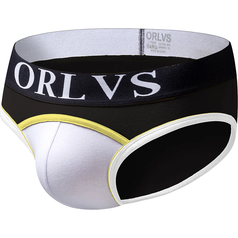 ORLVS 5 шт. сексуальное мужское нижнее белье трусы для геев cueca мужские хлопковые
