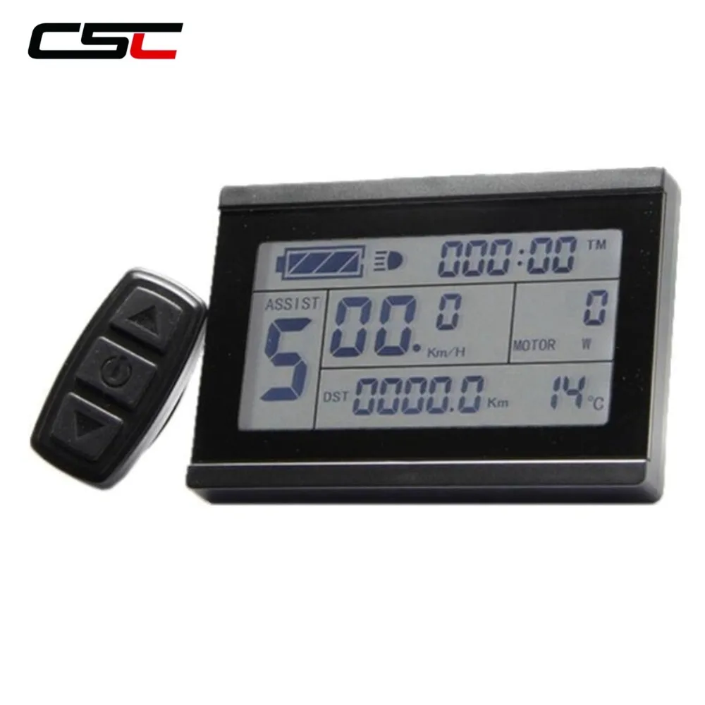 Excellent Universal Lcd Controller 24V 36V 48V  Intelligent KT LCD3 Electric Bicycle Display Ebike LCD Bike Panel 5