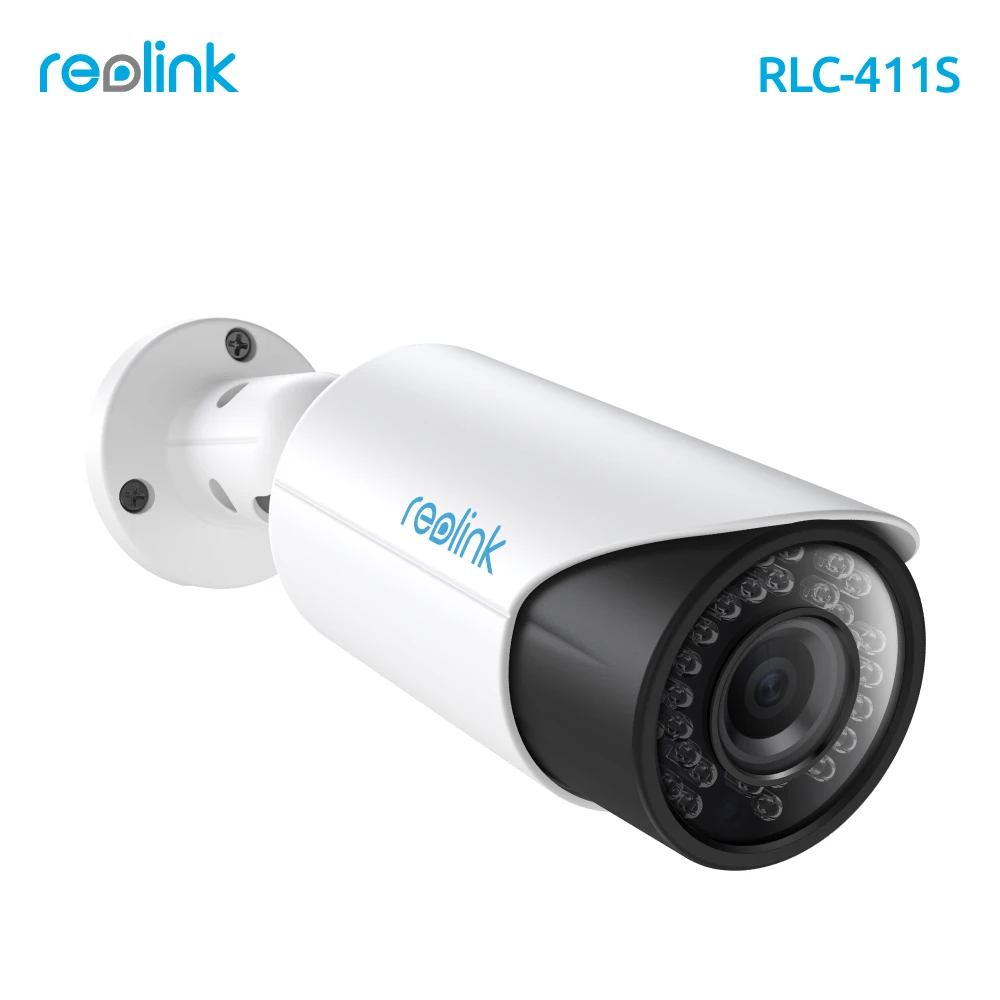 Reolink HD 4MP PoE IP Camera Zoom SD Card Storage Auto Focus Bullet Waterproof Outdoor Security