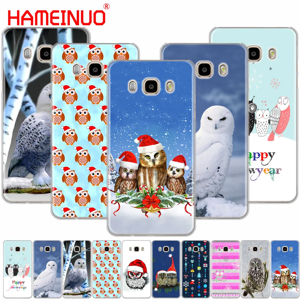 

HAMEINUO Cute owl Christmas winter new Year cover phone case for Samsung Galaxy J1 J2 J3 J5 J7 MINI ACE 2016 2015 prime