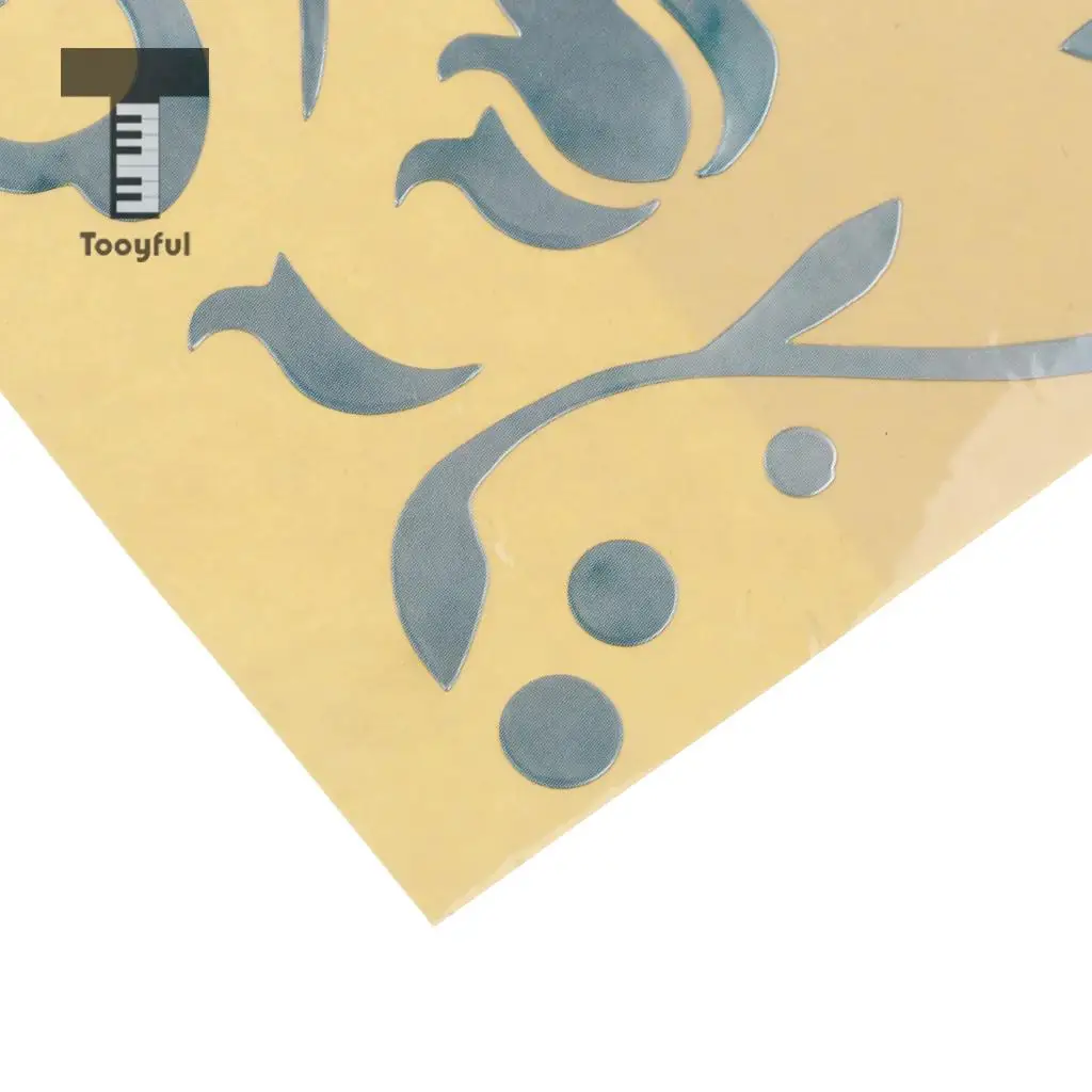 Tooyful Exquisite Guitar Body Headstock Inlay Sticker Decal DIY Guitars Bass Decorative Accessories
