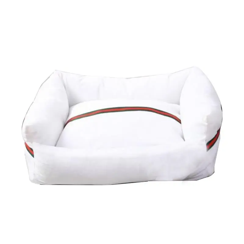 cheap High Quality Luxury Pet Bed Cat Mat Large Dog Bed Sofa Cozy Dog House Cama Puppy Teddy Nest Sleep Cushion Warm Kennel 4 Size
