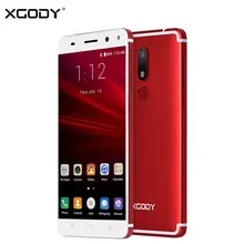 XGODY Smartphone 5.5 Inch 4G LTE Dual Sim MTK6737 Quad Core 2+16G Touch Mobile Phone Android 7.0 Nougat Fingerprint ID Cellphone