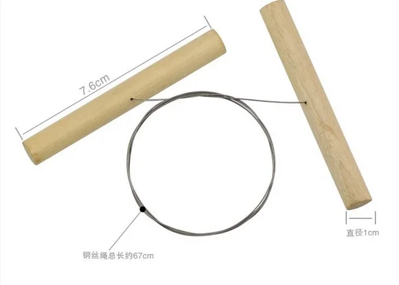 

Wooden Cutting Wire for Clay Pottery Sculpture Modeling Making Tool Set Playdough Tools