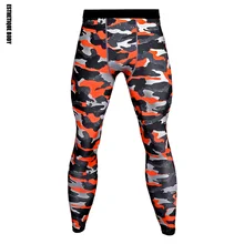 13 цветов Для Мужчин's Фитнес Бег сжатия Брюки Тренажерный зал бодибилдинга, для пробежек; камуфляжные штаны; Штаны для детей спортивная одежда