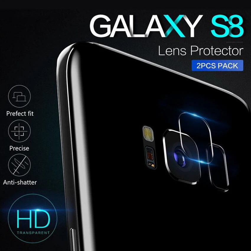 2pcs Back Camera Protective Film For Samsung Galaxy S8 Plus Tempered Glass For Samsung Galaxy Note8 Note9