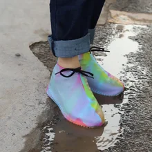 Домашняя уличная силиконовая водонепроницаемая многоразовая Обувь Пылезащитный Чехол противоскользящая повседневная обувь для дождливого Путешествия сапоги Крышка бытовые товары