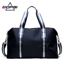 BOPAI большие сумки для путешествий с Ил карманом мужские сумки через плечо дорожные сумки с защитой от царапин Женские повседневные дорожные сумки bolsa de gimnasio