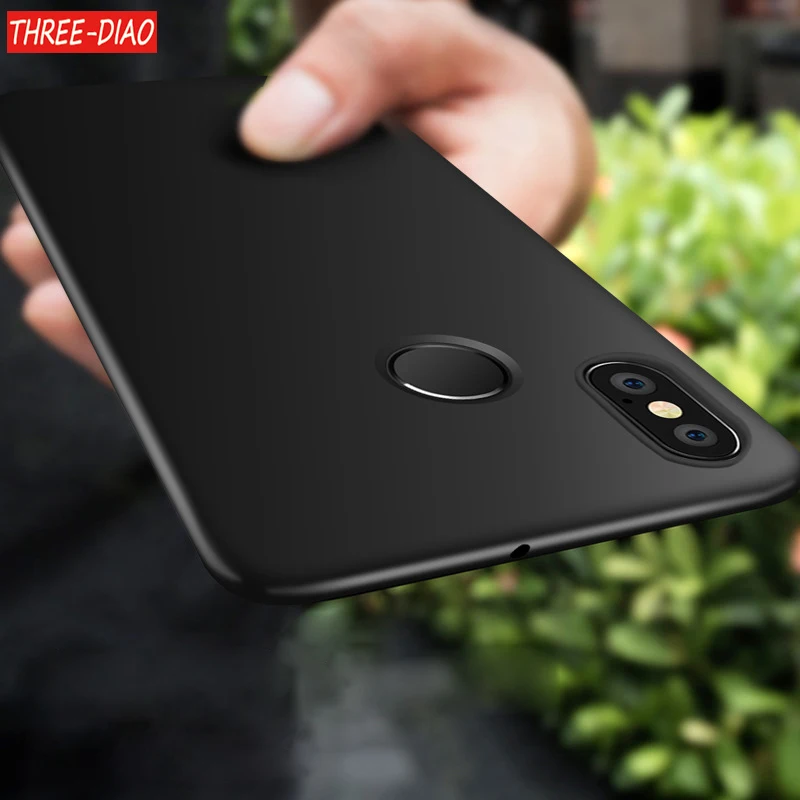 Чехол для Xiaomi Mi THREE-DIAO Plus 6 5X 6X 8 SE Redmi 4 PRO 4X 4A Note 3 5A 5 матовый Силиконовый мягкий чехол